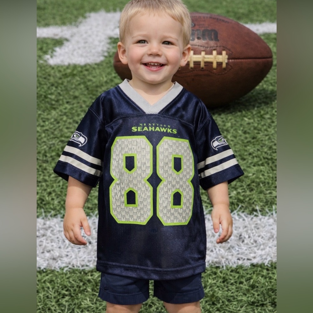 SEATTLE SEAHAWKS KID'S Jersey sz 3T Jimmy Graham #88 NFL Football *READ